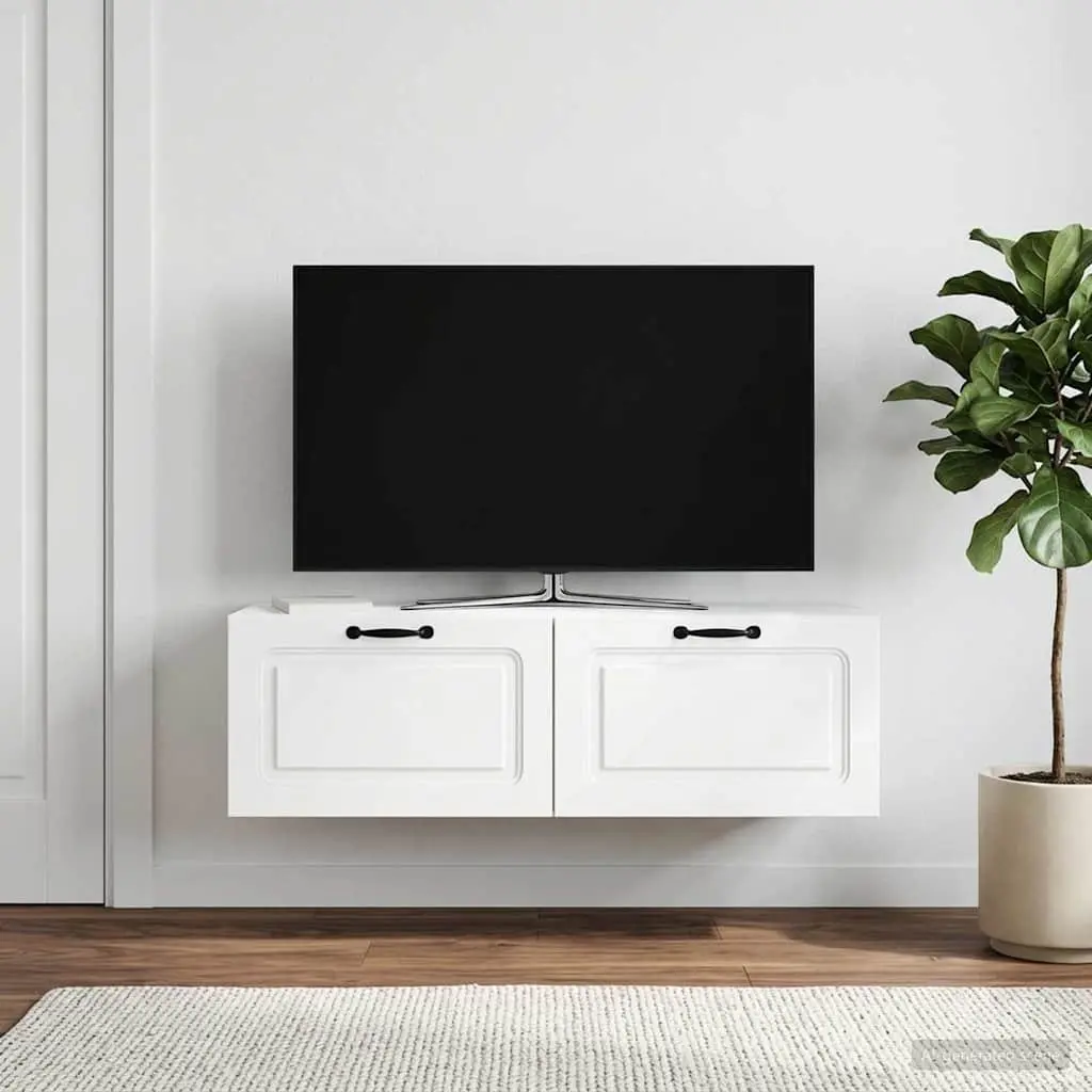 Wall-Mounted TV Cabinet for Better Organization