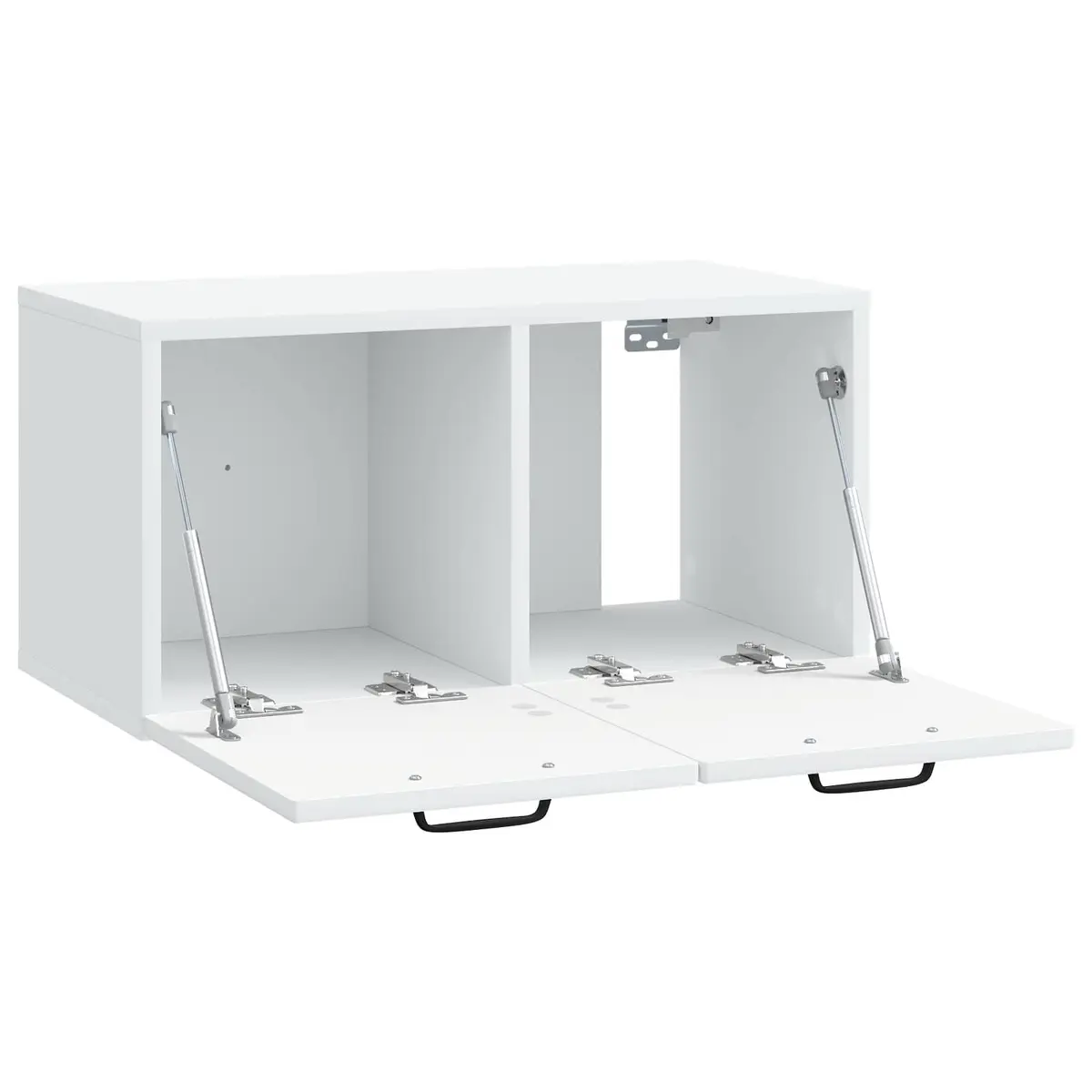 Wall-Mounted TV Cabinet White 59.5 x 31 x 30 cm Storage Unit
