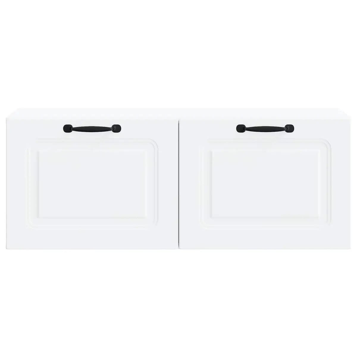 Wall-Mounted TV Cabinet Compact Entertainment Unit White 78.5 x 31 x 30 cm