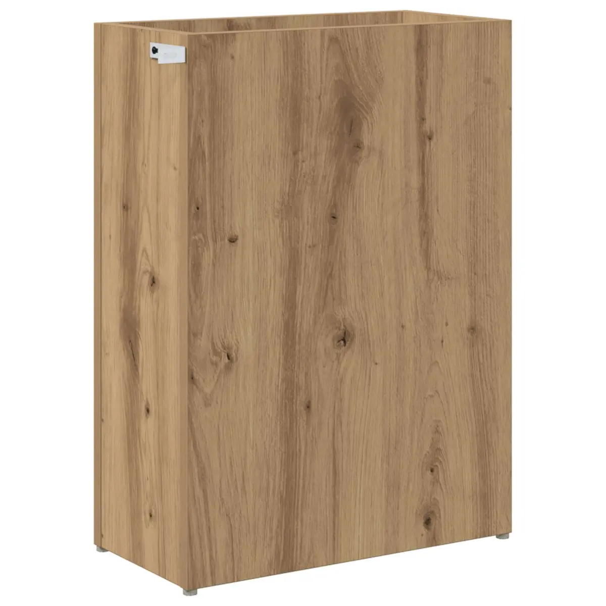 Umbrella Stand Rectangular Storage Rack Entryway Hallway Brown Engineered Wood