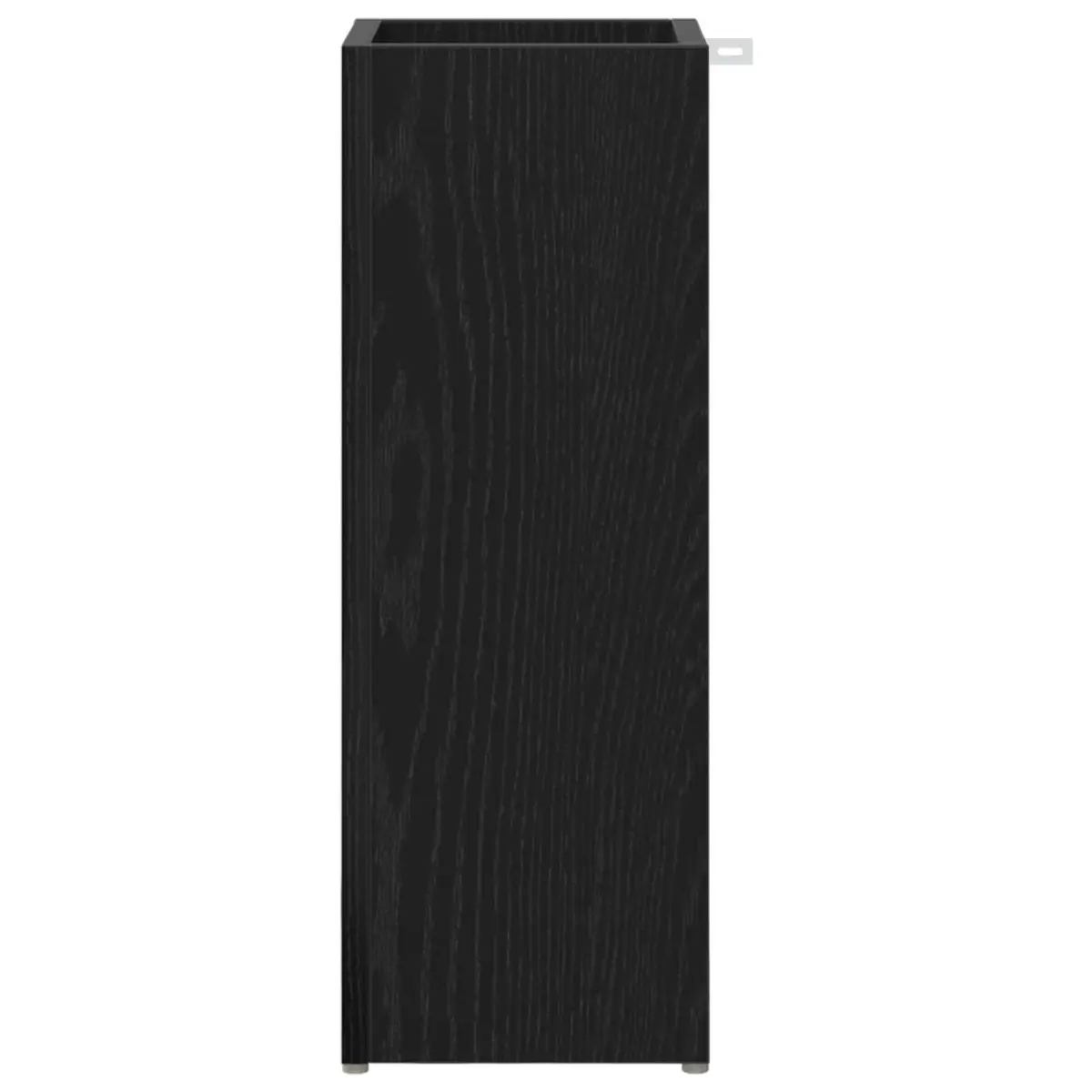 Umbrella Stand Wooden Black Rectangular Modern 20 x 20 x 55.5 cm