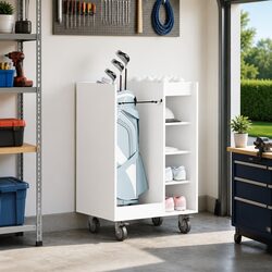 Your New Favorite White Wooden Golf Cabinet for Organization