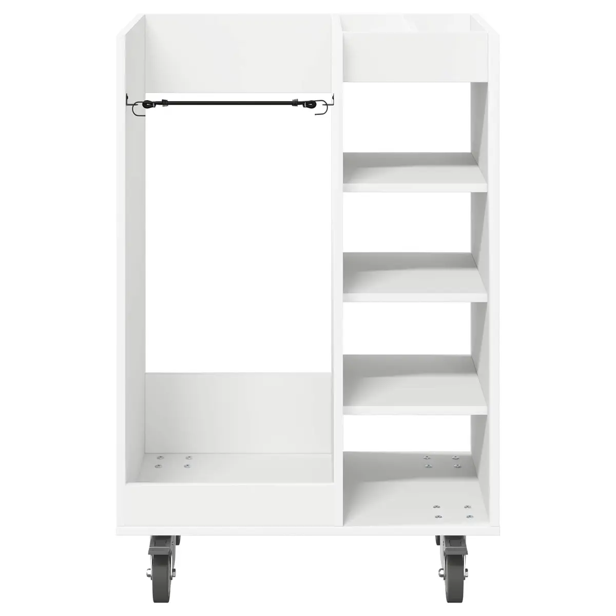 Wooden Golf Cabinet Storage Organizer White Rectangular 65 x 45 x 98 cm