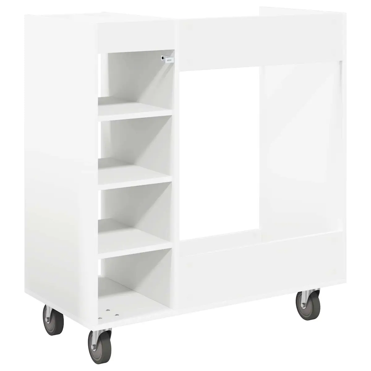 White Wooden Golf Cabinet