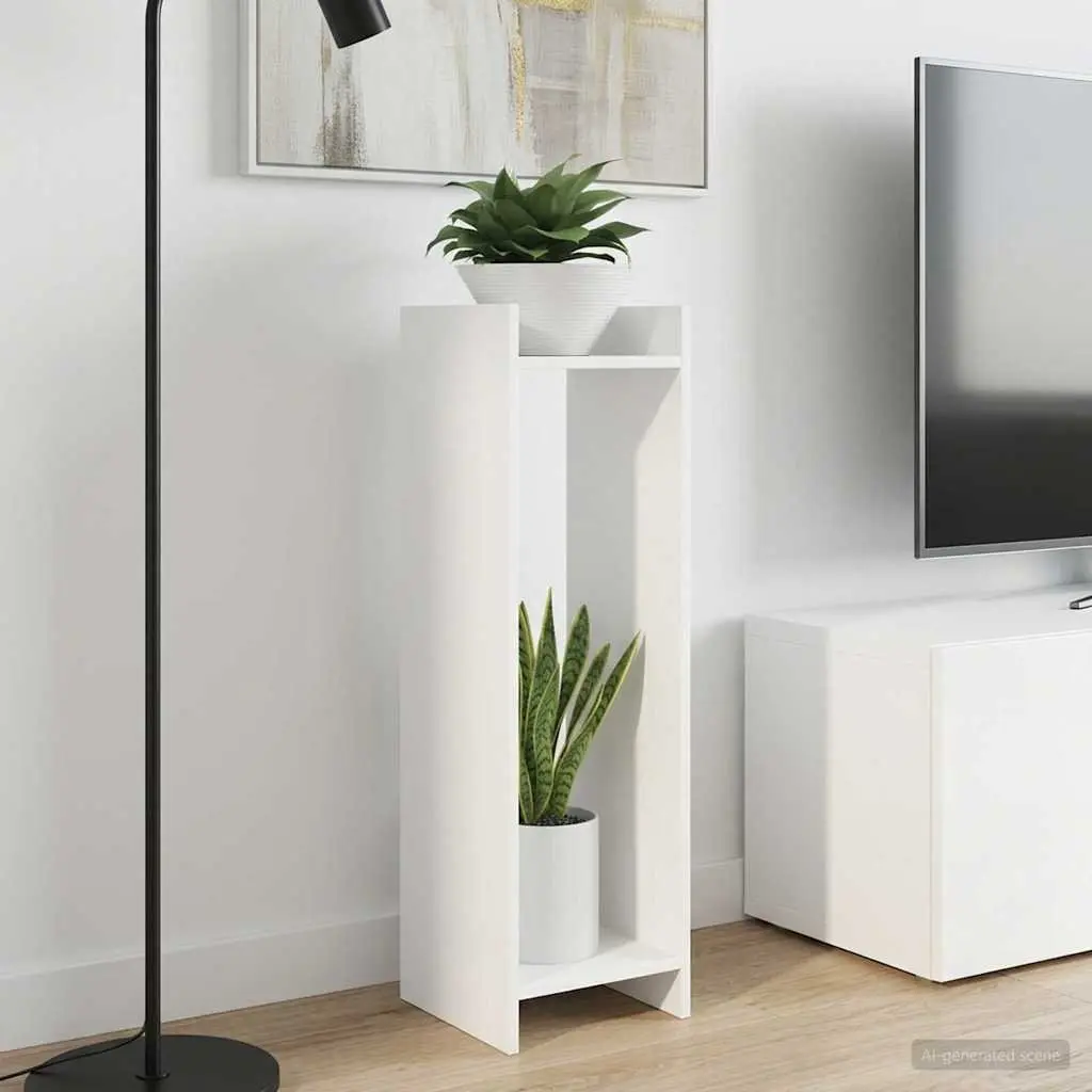 Plant Stand 2 pcs White 30 x 30 x 100 cm Indoor Vertical Display Organizer