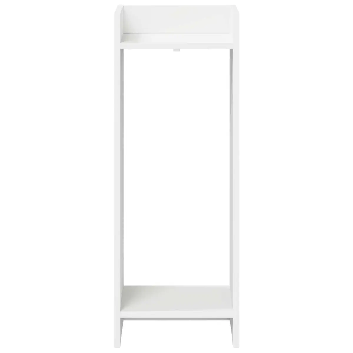 Plant Stand Open Frame Vertical Space-Saving 30 x 30 x 80 cm 2 pcs White
