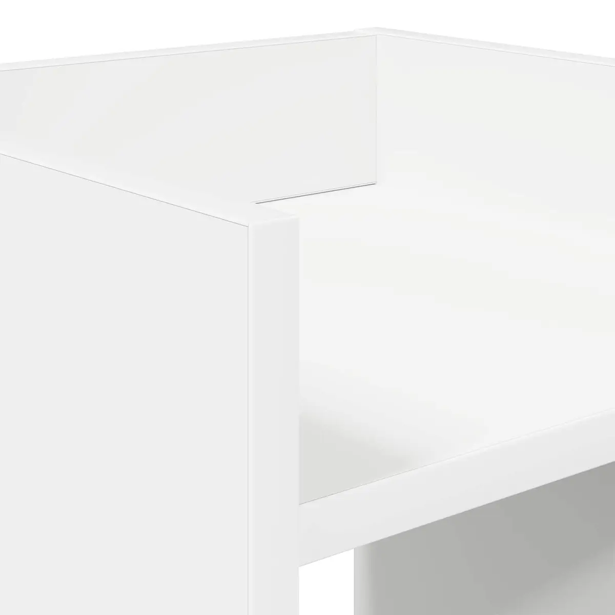 Plant Stand Open Frame Vertical Space-Saving 30 x 30 x 80 cm 2 pcs White