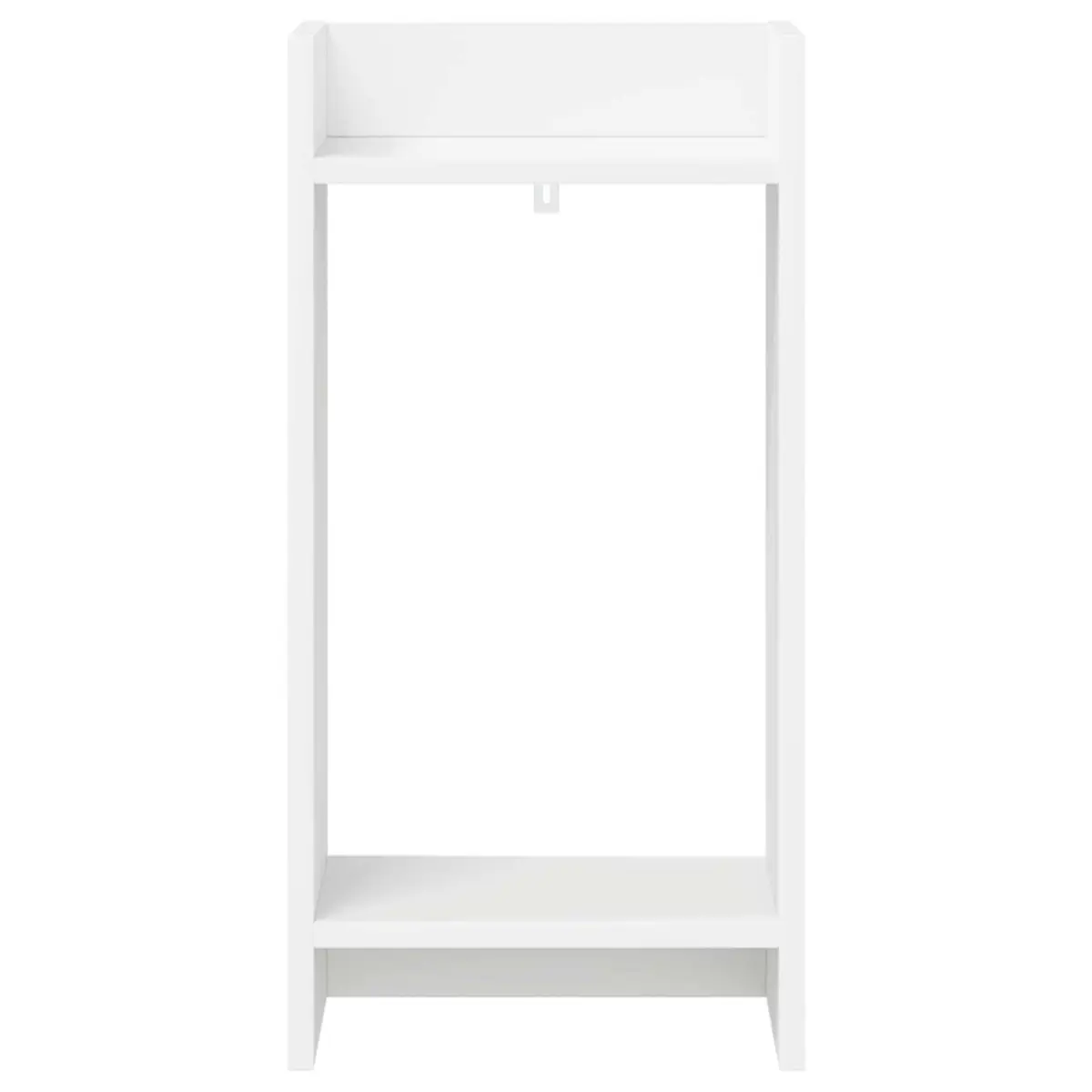 Plant Stand White 30x30x60cm Indoor Display Shelf 2 Pcs Engineered Wood