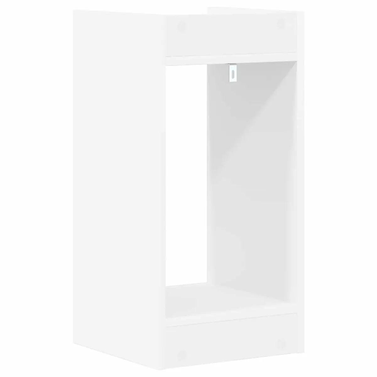 Plant Stand White 30x30x60cm Indoor Display Shelf 2 Pcs Engineered Wood