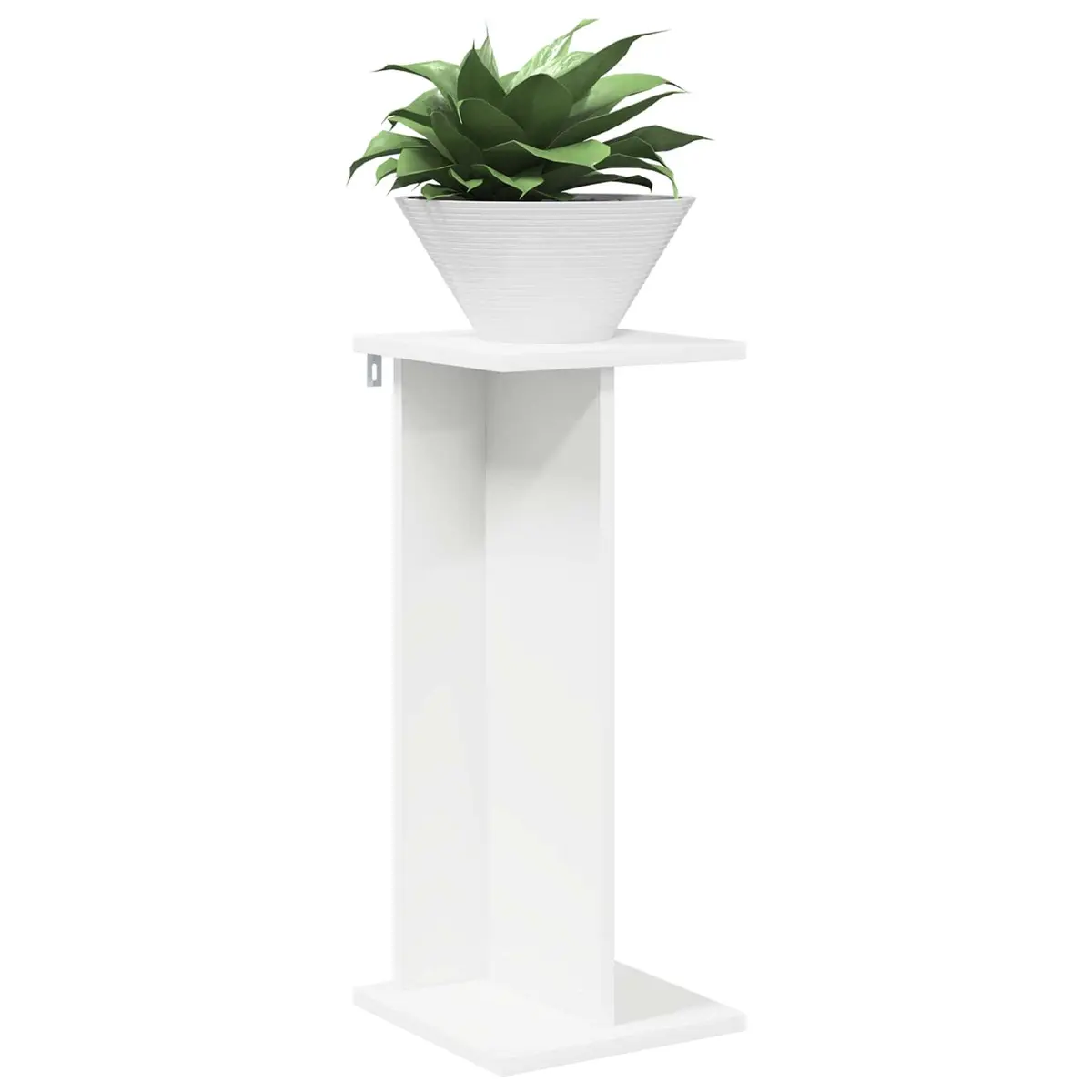 Plant Stand Multi-Tier White 25 x 25.5 x 60.5 cm Engineered Wood Indoor
