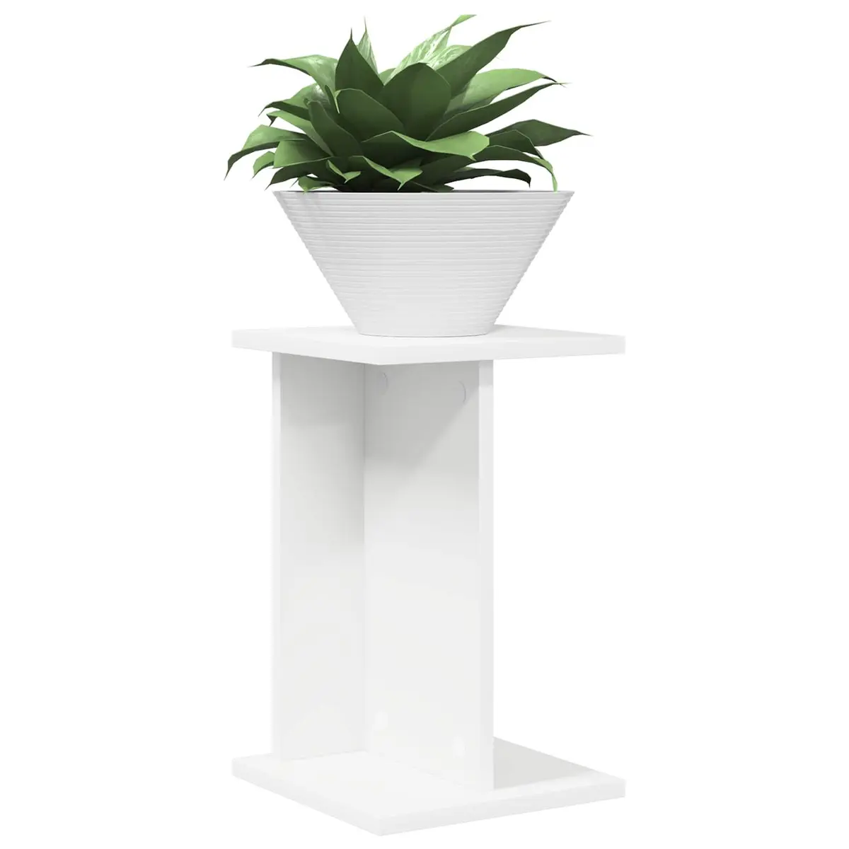 Plant Stand Multi-Tier White Engineered Wood 40.5cm 2 pcs