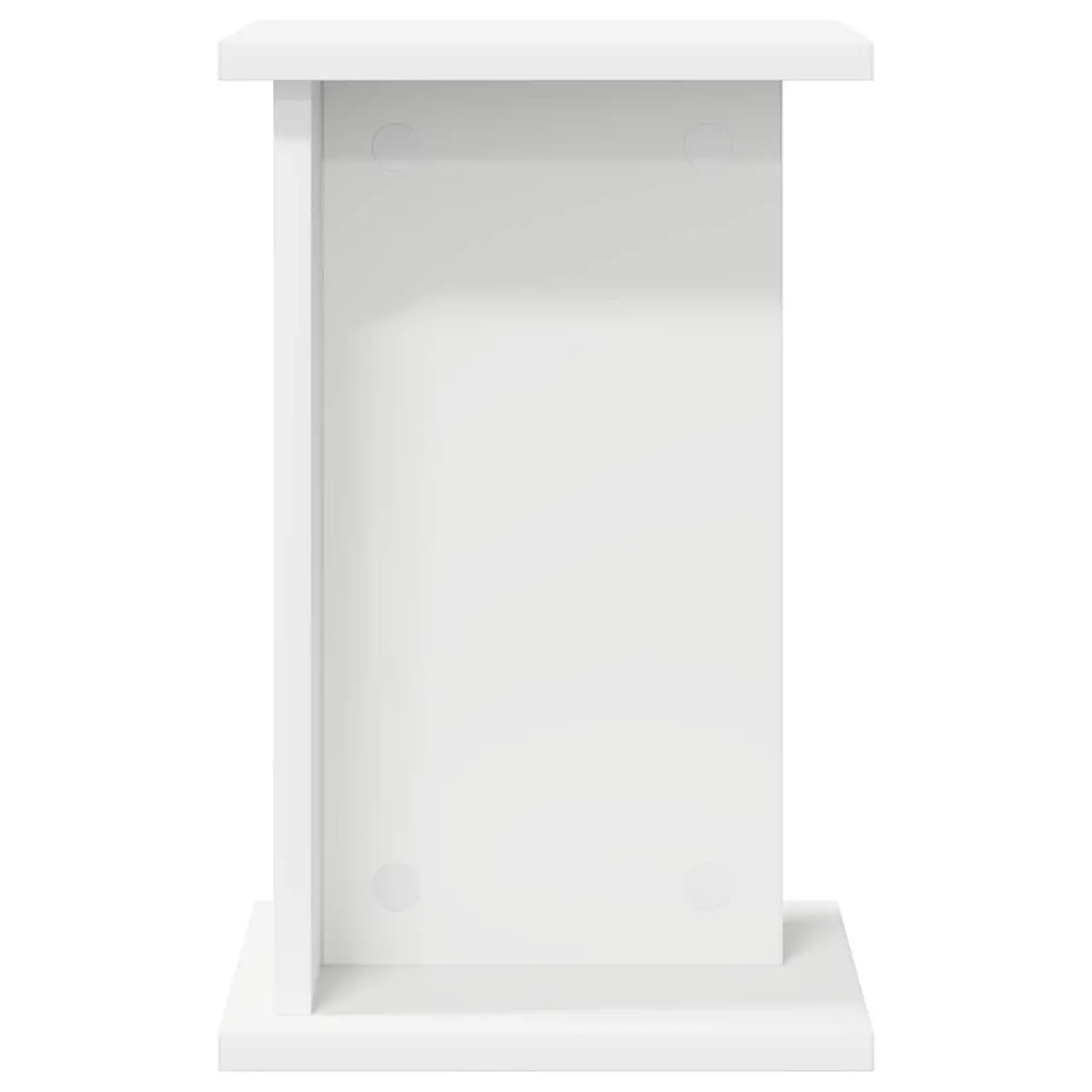 Plant Stand Multi-Tier White Engineered Wood 40.5cm 2 pcs