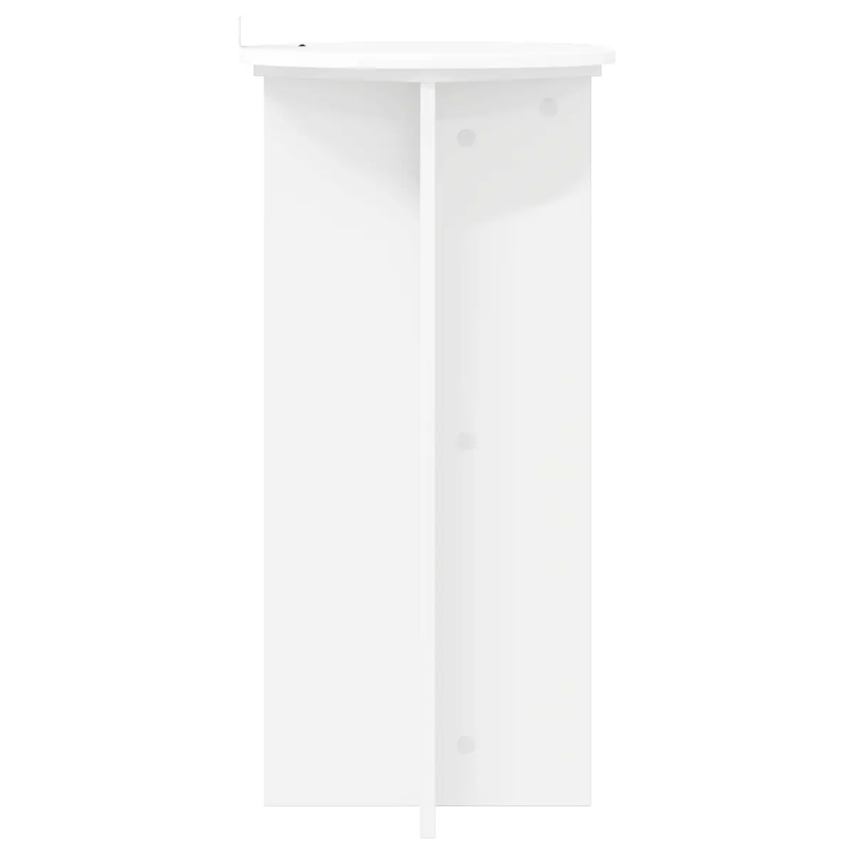 Plant Stand 2 pcs White Modern Design Indoor Engineered Wood Ø40 x 80 cm
