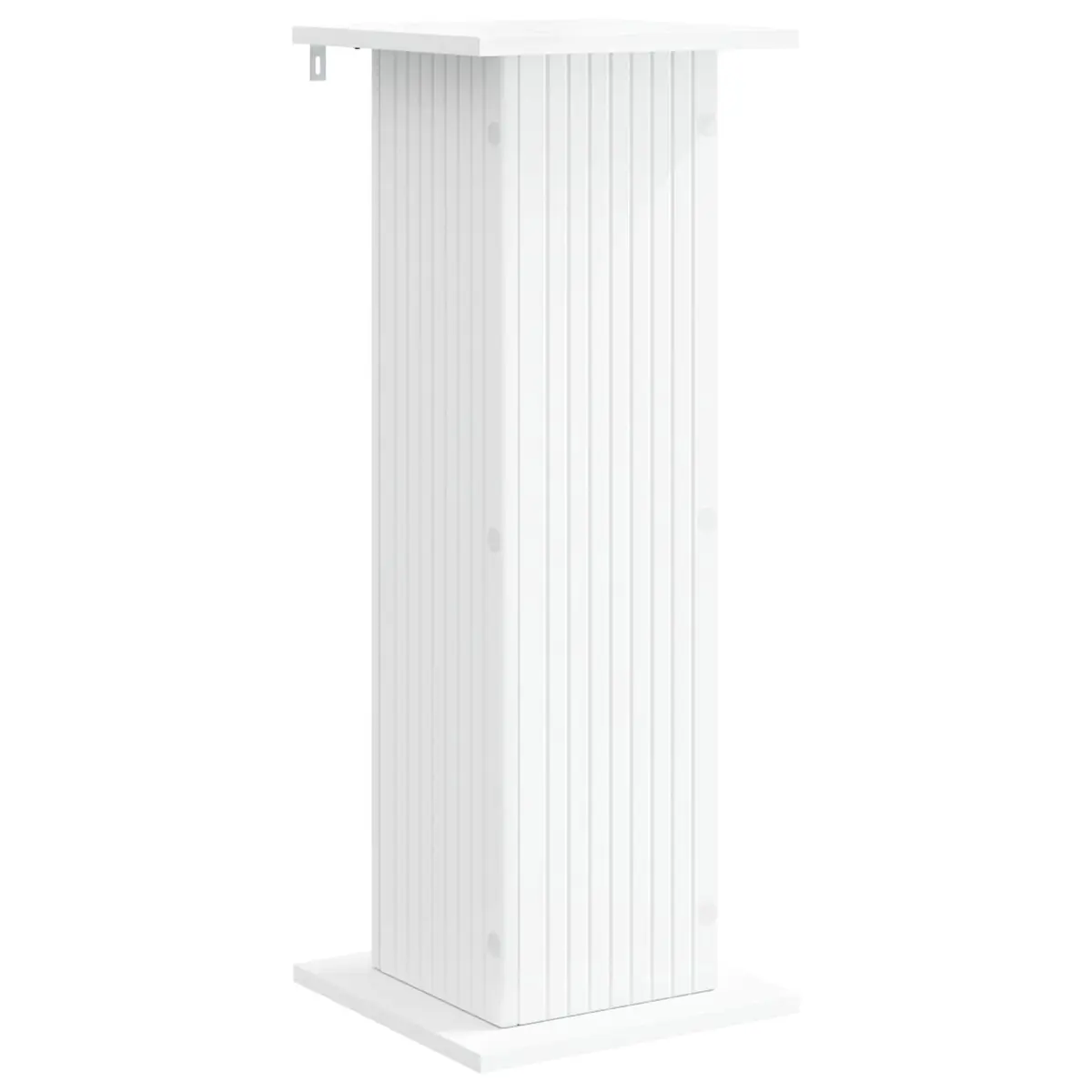 Plant Stand 2 Pieces White Indoor Display Riser Home Garden Décor 30.5 x 30 x