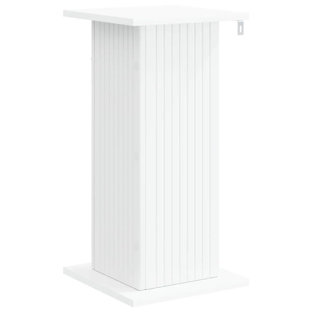 Plant Stand Modern Indoor Display Shelving Unit White 2 Pieces