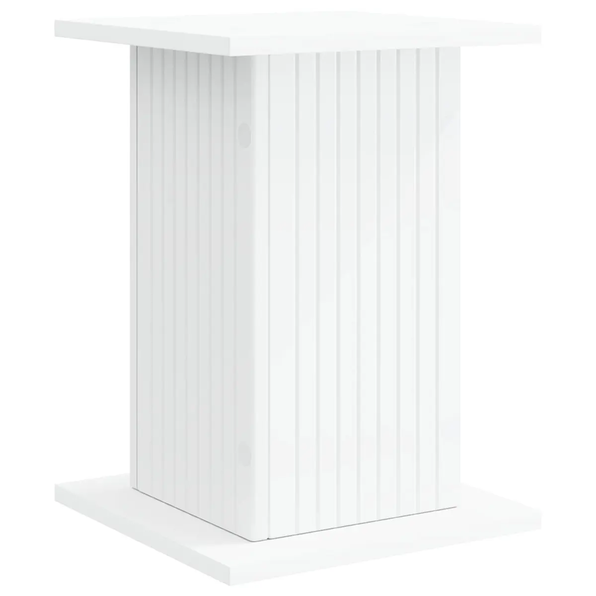 Plant Stand Modern Indoor Display Riser White 30.5cm 2 Pieces
