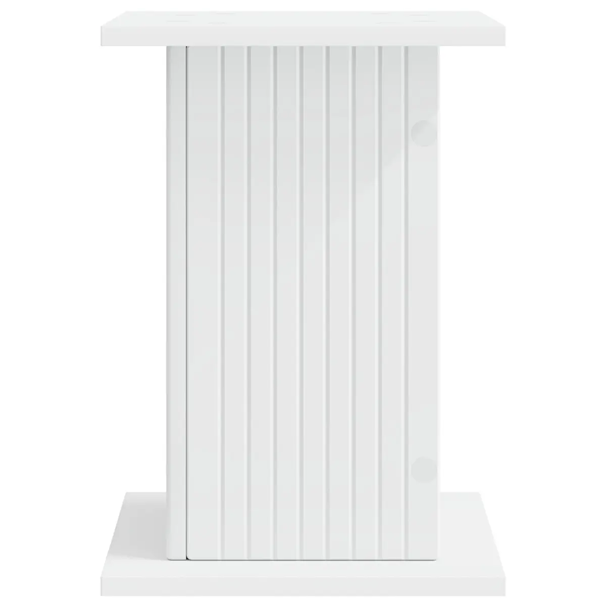 Plant Stand Modern Indoor Display Riser White 30.5cm 2 Pieces