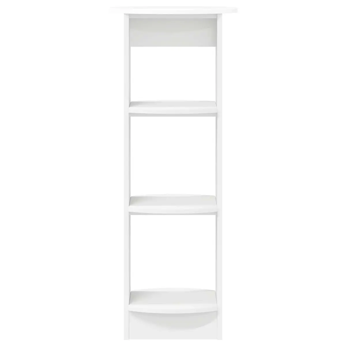 Side Cabinet White Engineered Wood 40x40x100cm