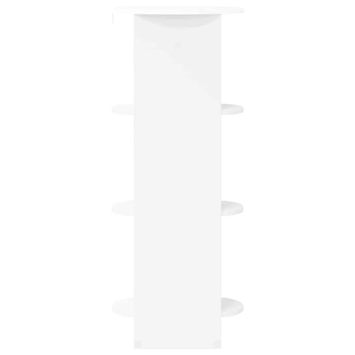 Side Cabinet White Engineered Wood 40x40x100cm