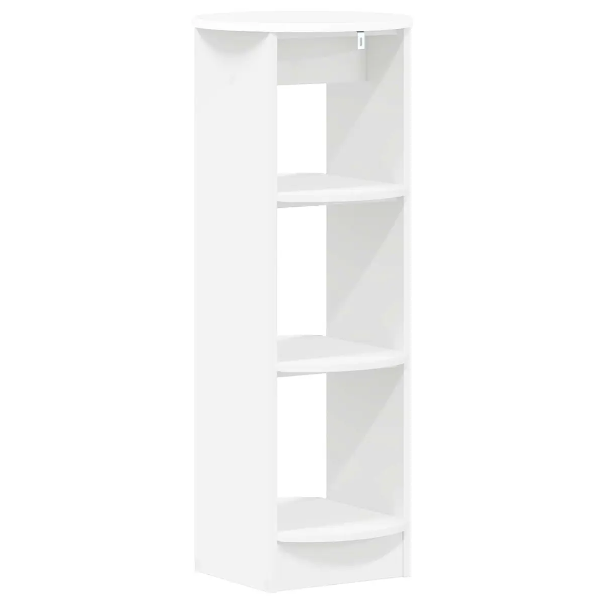 Side Cabinet White Engineered Wood 40x40x100cm