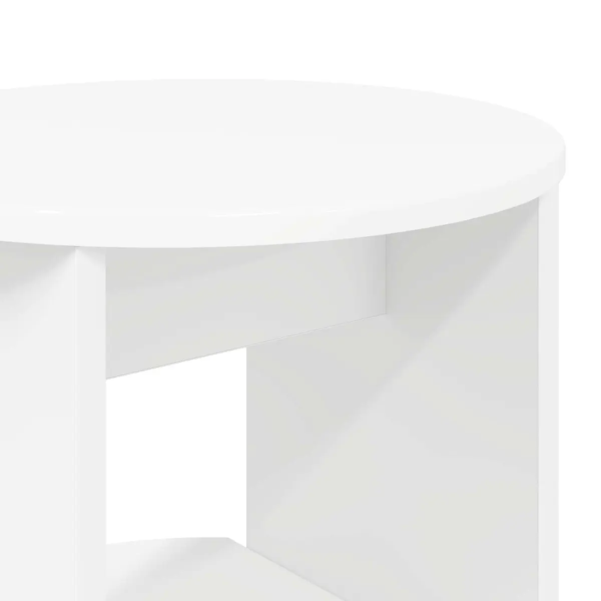 Side Cabinet White Engineered Wood 40x40x100cm