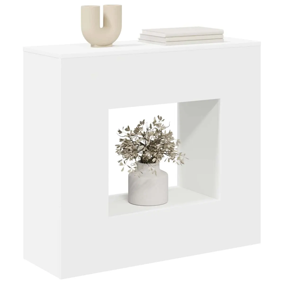 Entryway Console Table Storage Drawers and Shelves 82x29x74cm Living Room Home Office