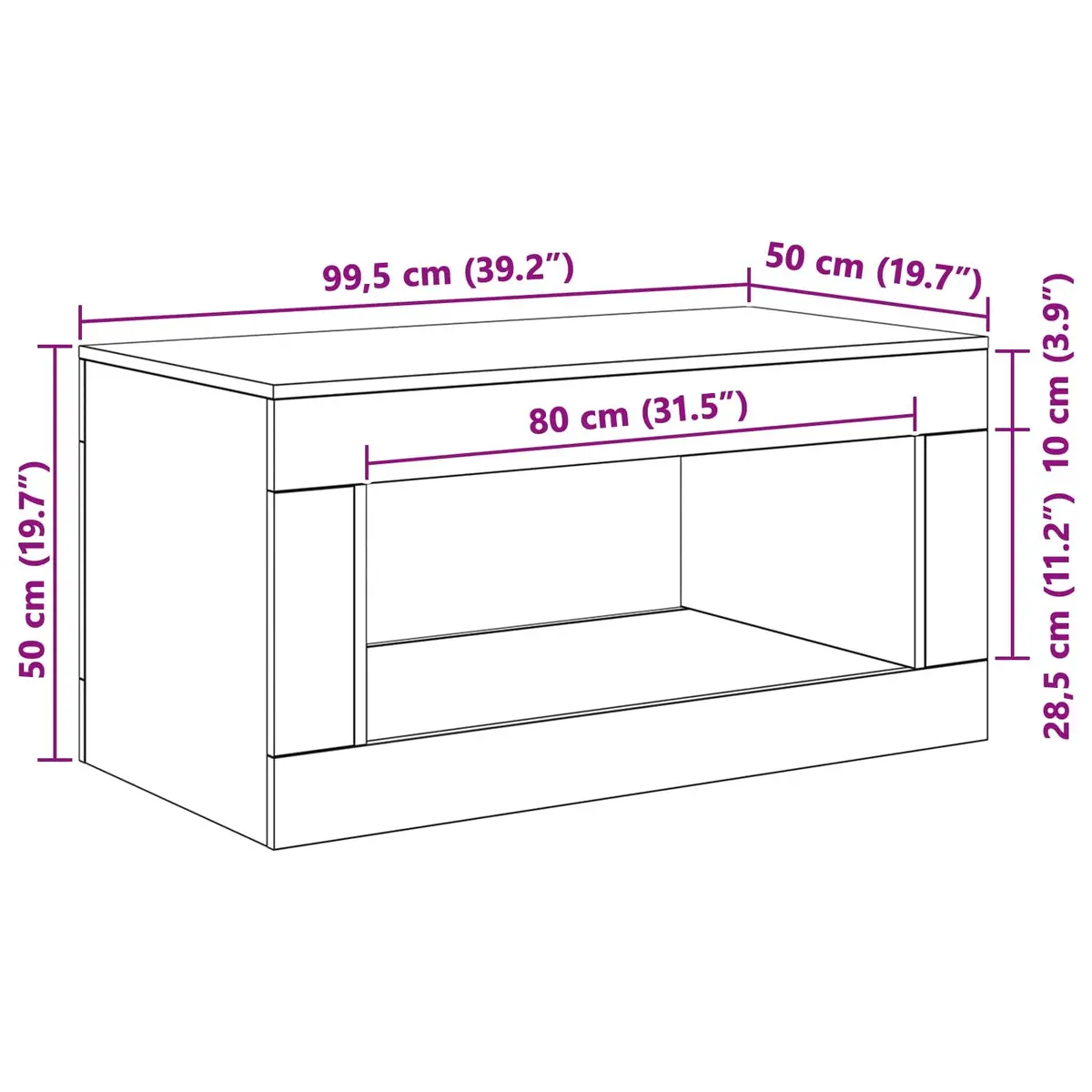 White Coffee Table
