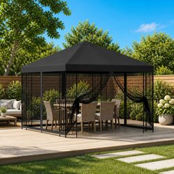 Enhance Your Outdoor Area with Our 3x3m Gazebo and Sidewalls