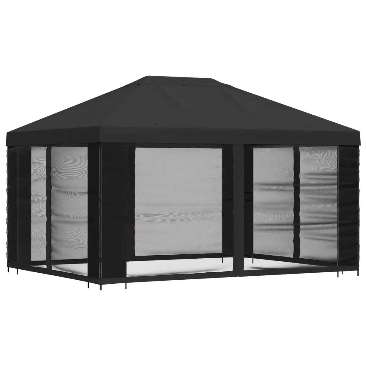 Garden Gazebo Canopy 4x3m Anthracite Outdoor Structures Shade Pavilion