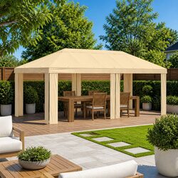 Your Ideal Outdoor Gazebo Canopy Cover 6 x 3 m in Cream