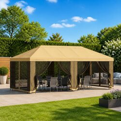 You’ll Love This Cream Gazebo Canopy Cover 600.5 x 300.5 cm