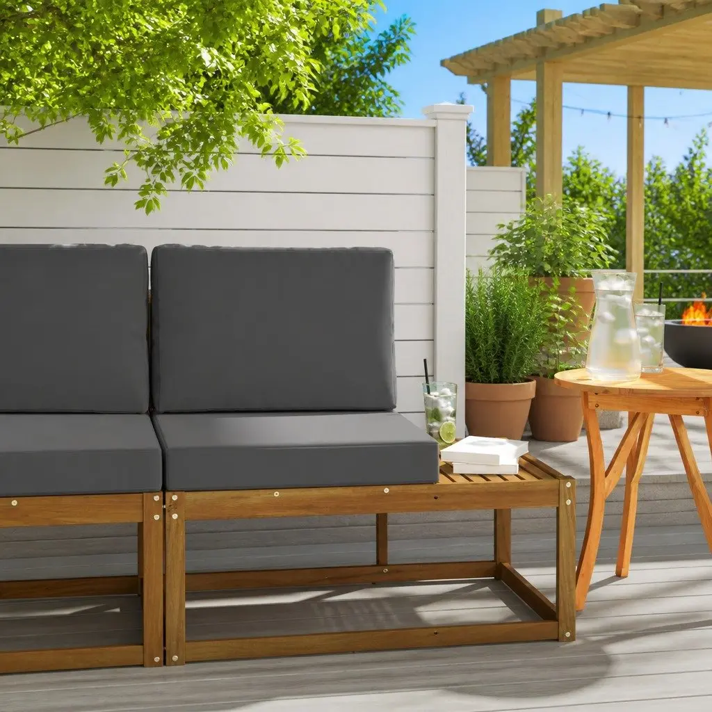 Outdoor End Sofa Unit for Relaxation