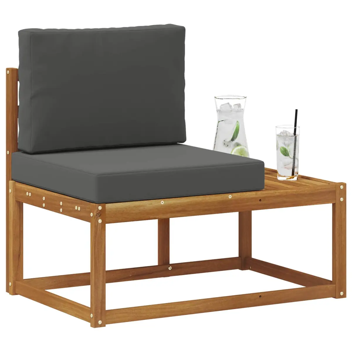 Outdoor End Sofa Unit for Relaxation