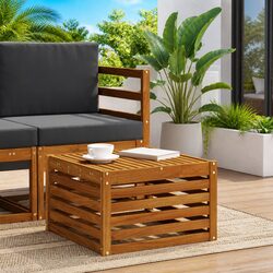 Charming Outdoor Table Made of Solid Acacia Wood