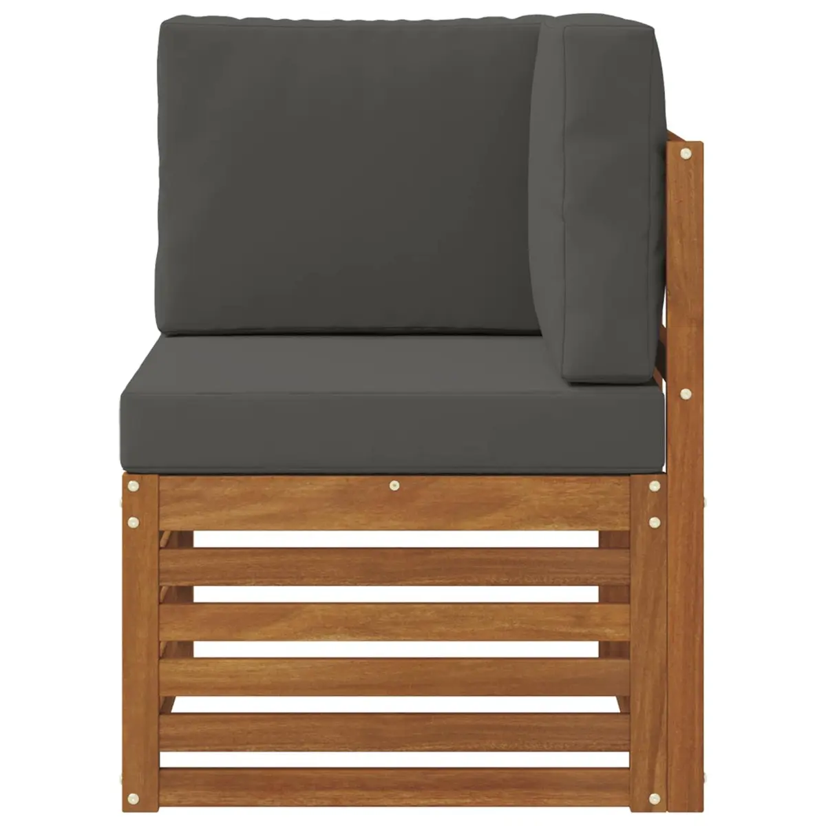 Outdoor Corner Sofa Made of Acacia Wood