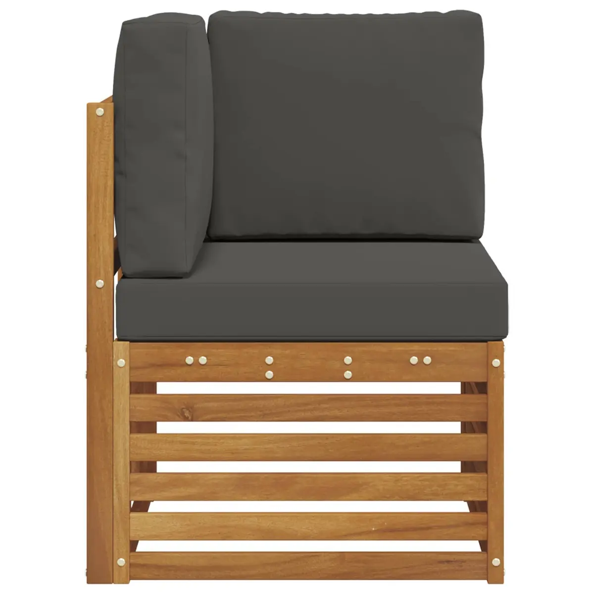 Outdoor Corner Sofa Made of Acacia Wood