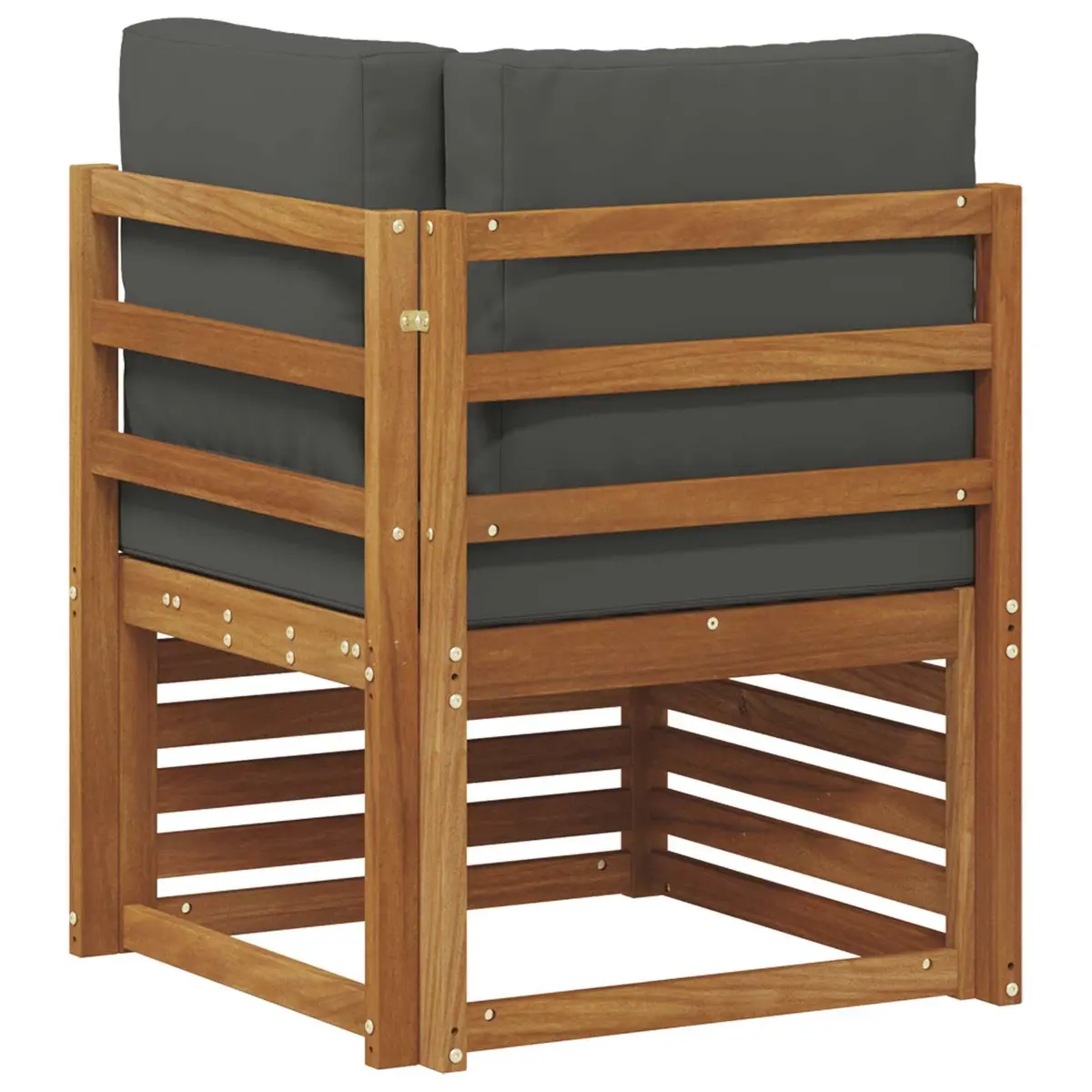 Outdoor Corner Sofa Made of Acacia Wood