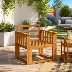 Your Outdoor Space Deserves Brown Armrests 60 x 6 x 61 cm