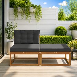Invite Comfort with Your 2-Piece Outdoor Sectional Sofa