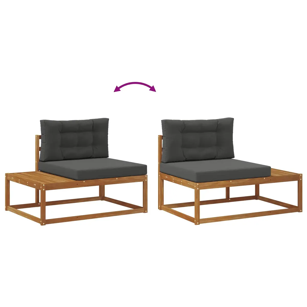 Brown Outdoor Sectional Sofa