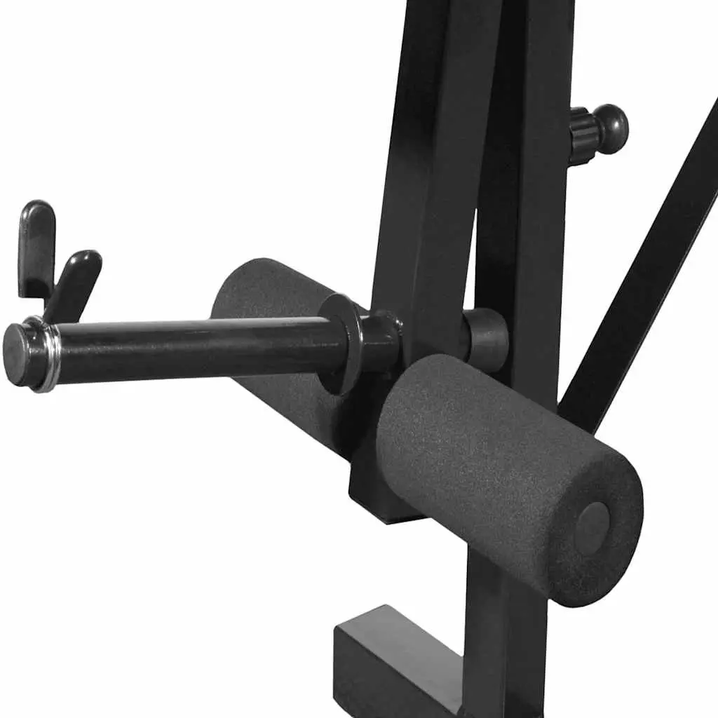 Weight Bench Adjustable Black Home Gym Fitness Equipment
