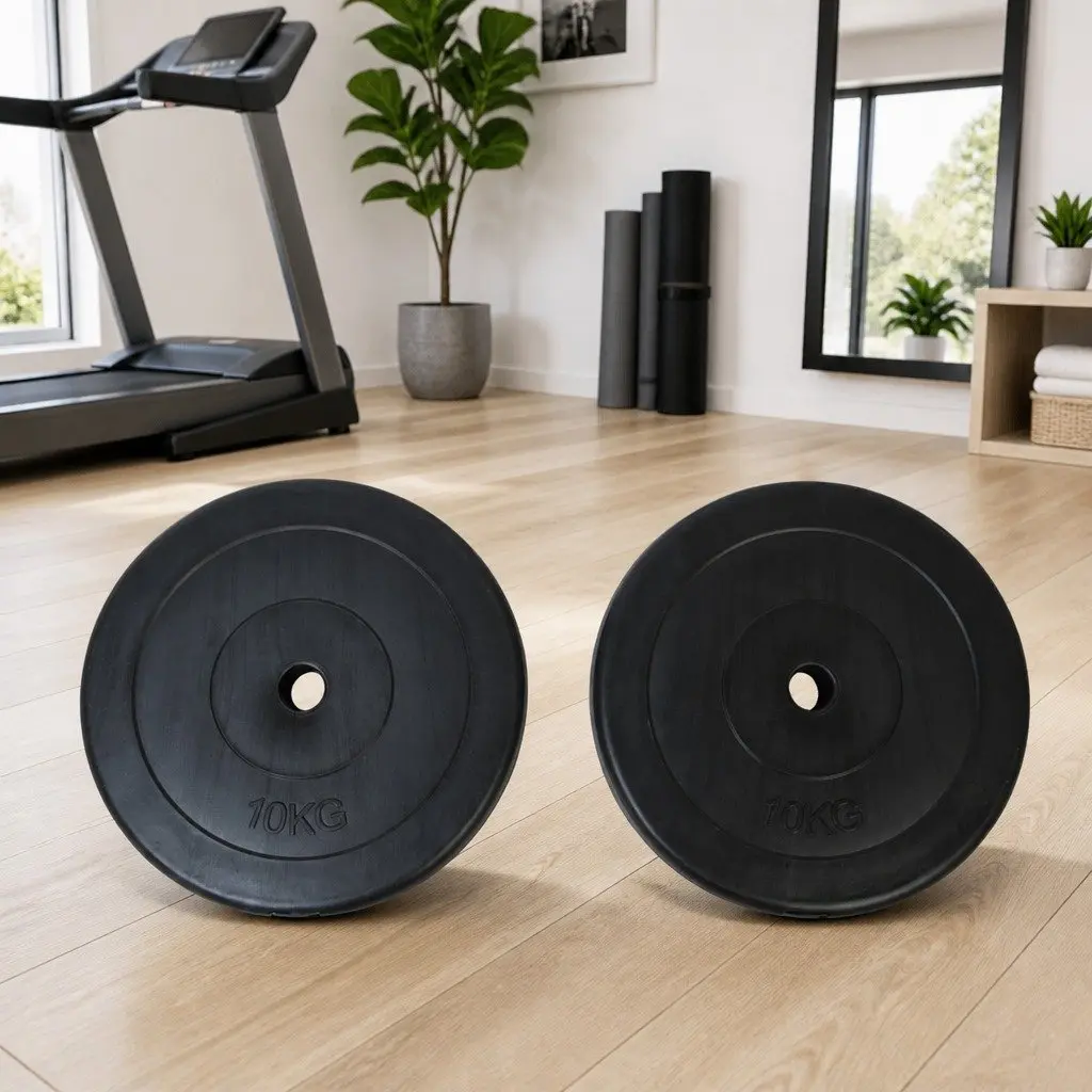 Weight Plates Plastic Covered 10 kg Pair