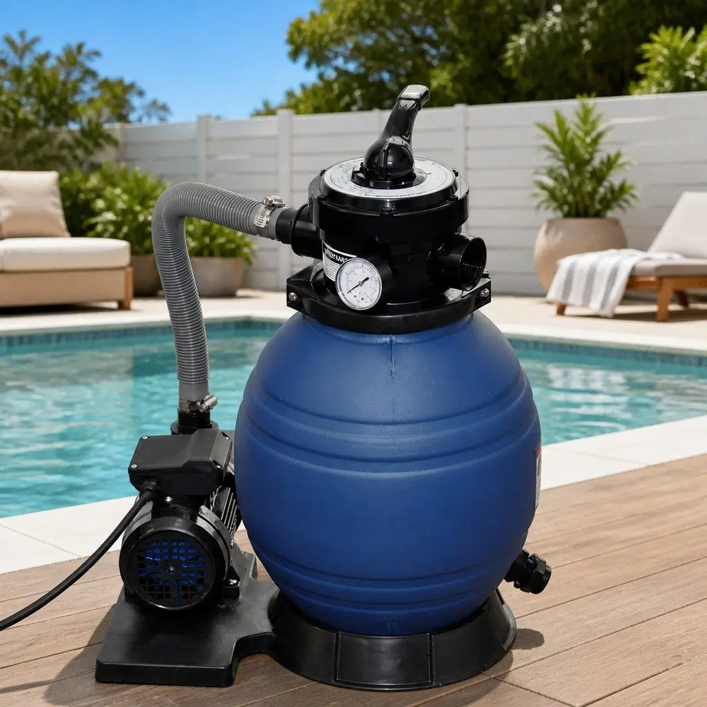 Sand Filter Pump 400W for Pool Fun
