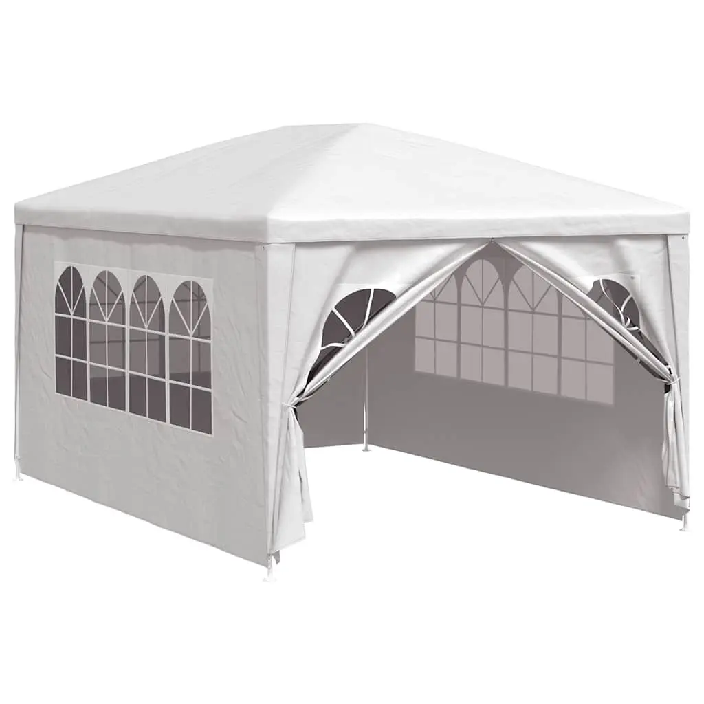 Party Tent Outdoor Gazebo 3x4m White with Door Panels