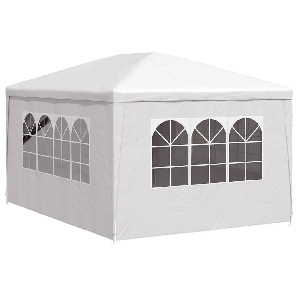 Party Tent Outdoor Gazebo 3x4m White with Door Panels