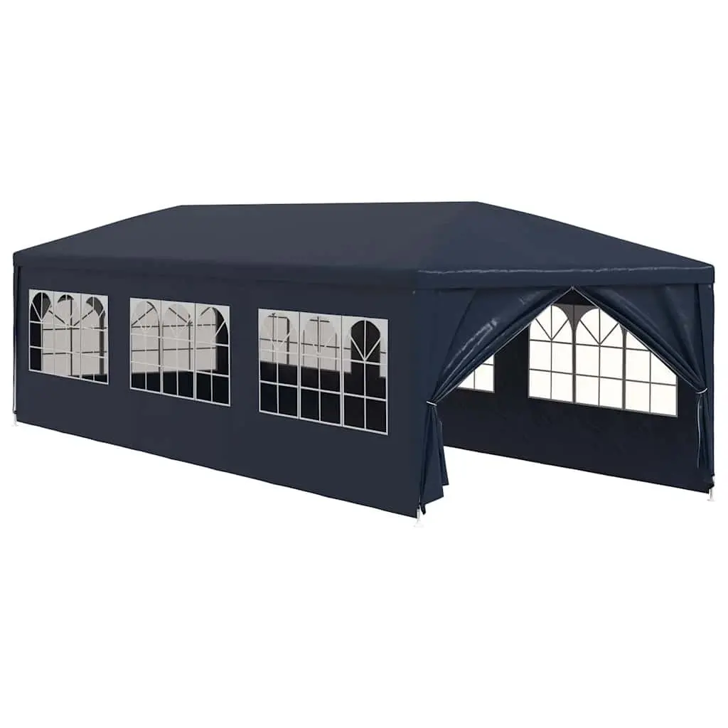 Party Tent Blue 3x9m Outdoor Marquee Garden Canopy Gazebo with Panels Door