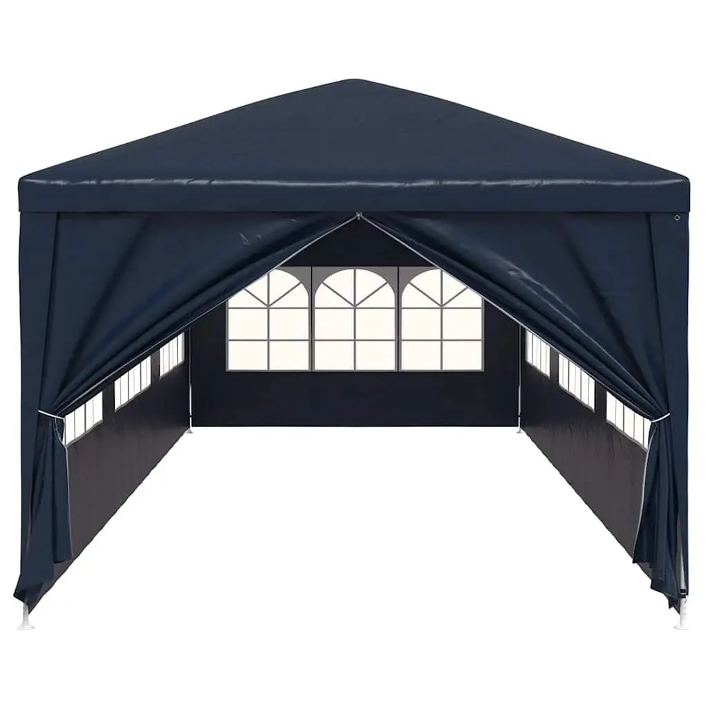 Party Tent Blue 3x9m Outdoor Marquee Garden Canopy Gazebo with Panels Door