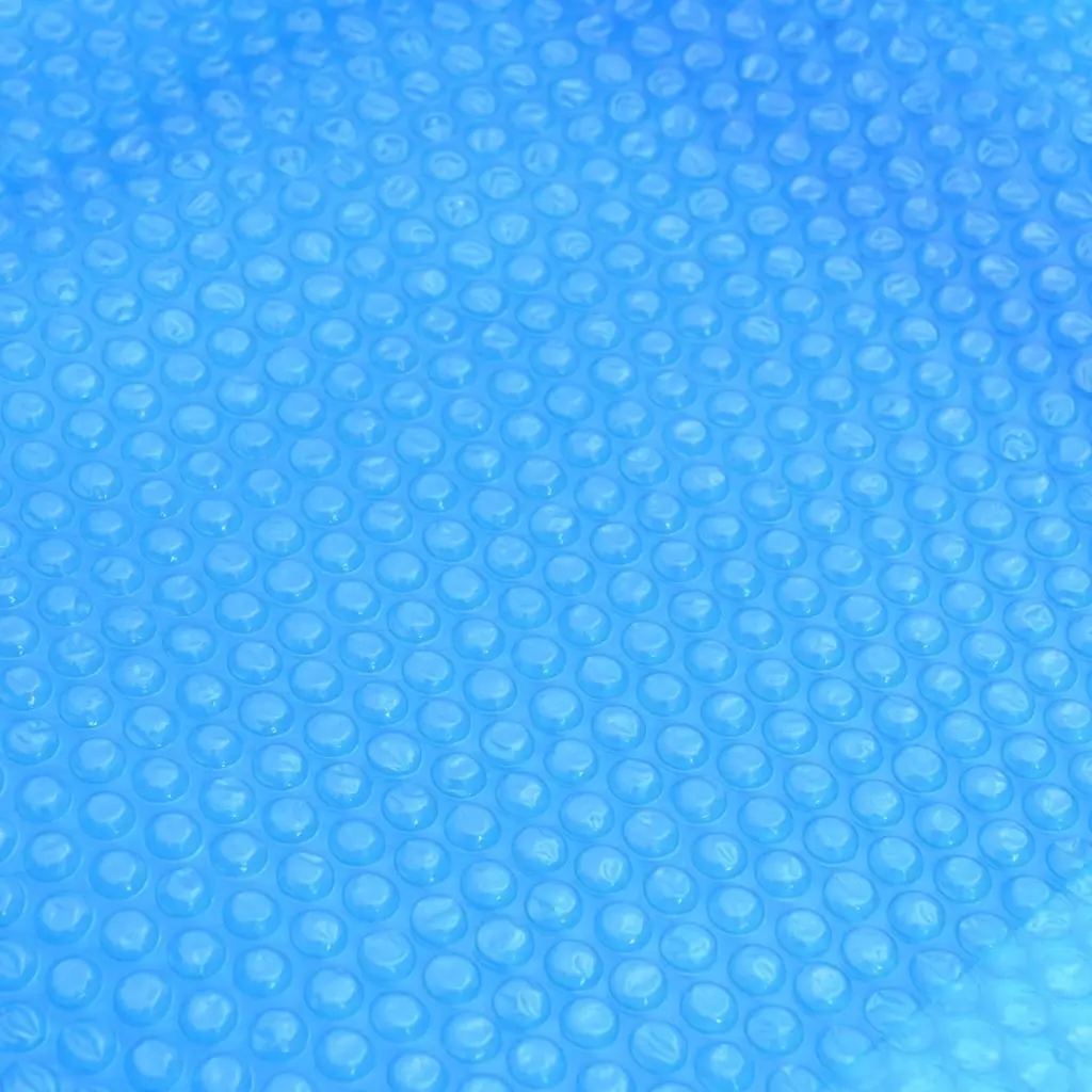 Solar Pool Cover Round Blue Heat Retention 381cm PE Bubble Film