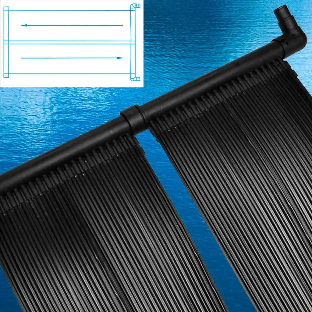 Solar Pool Heater Panel Ground Roof Mount 80x620cm Water Temperature Warmer