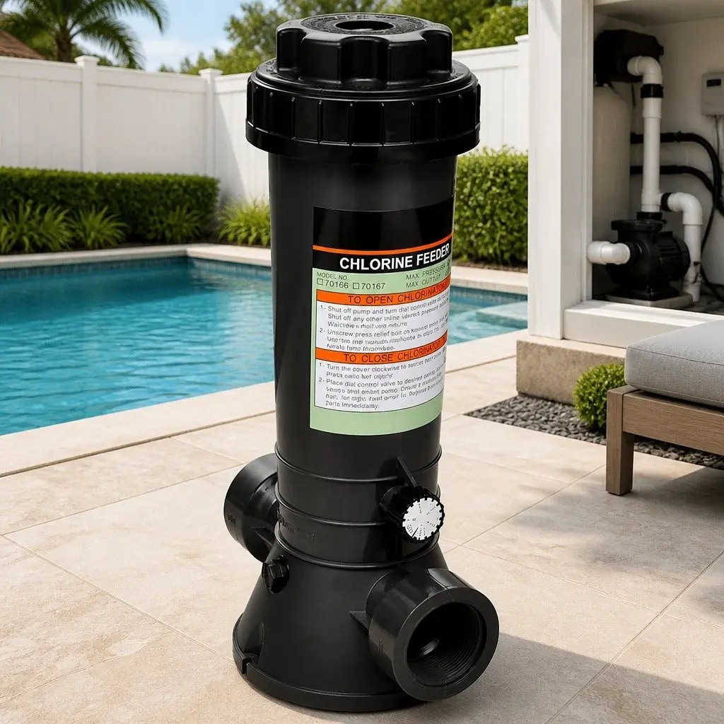 Automatic Chlorine Feeder for Pool Systems